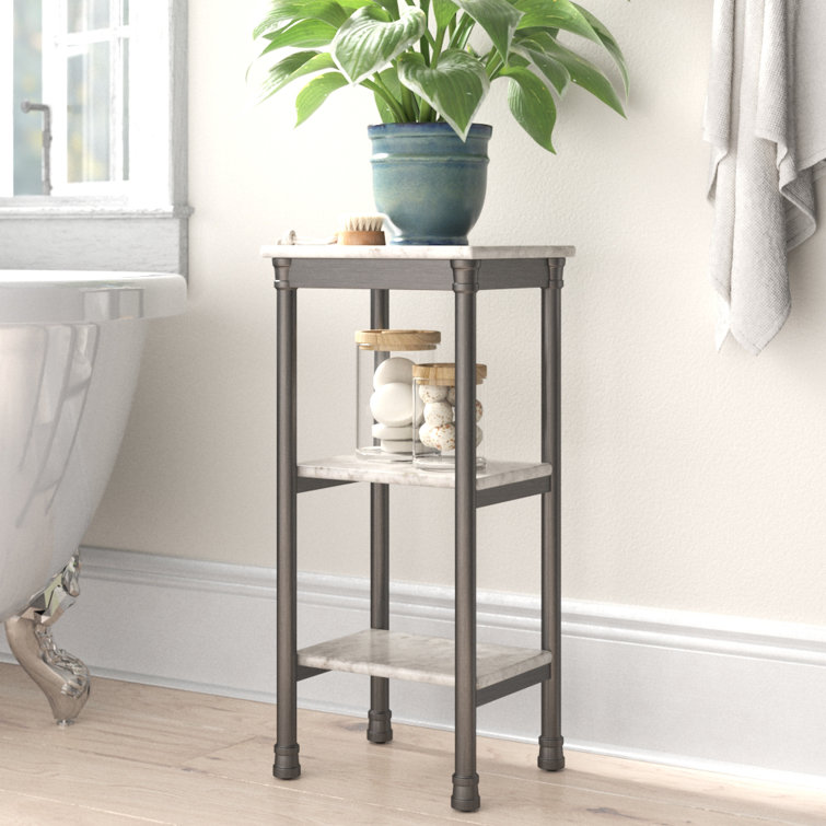 Metal Free Standing Bathroom Shelf Semis Online